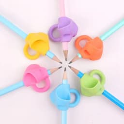 12/6/1Pcs Pencil Silicone Grips Writing Aid Trainer Posture Correction Finger Grip for Kids Children Students School Supplies