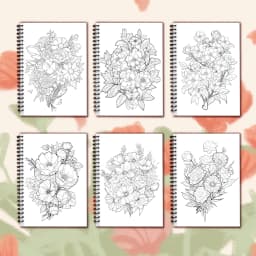 Women's Spiral Colouring Book - 30 Sheets 11.3x 8.3 inch, Stress Relief Colouring Book, Birthday Gift, Holiday Party Gift