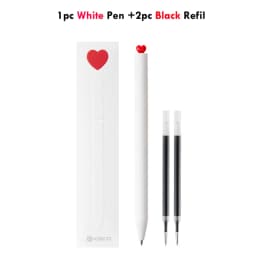 KACO Gel Pens Sets School Office Supplies for Kids 0.5mm High-capacity Heart / Star Sign Writing Gadgets Love Gift Cute Items