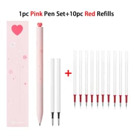 KACO Gel Pens Sets School Office Supplies for Kids 0.5mm High-capacity Heart / Star Sign Writing Gadgets Love Gift Cute Items