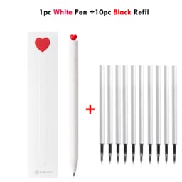 KACO Gel Pens Sets School Office Supplies for Kids 0.5mm High-capacity Heart / Star Sign Writing Gadgets Love Gift Cute Items