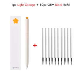 KACO Gel Pens Sets School Office Supplies for Kids 0.5mm High-capacity Heart / Star Sign Writing Gadgets Love Gift Cute Items