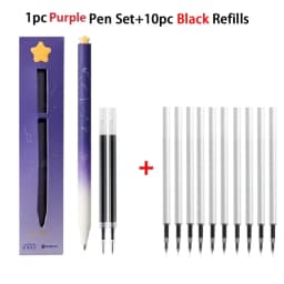 KACO Gel Pens Sets School Office Supplies for Kids 0.5mm High-capacity Heart / Star Sign Writing Gadgets Love Gift Cute Items