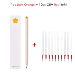 KACO Gel Pens Sets School Office Supplies for Kids 0.5mm High-capacity Heart / Star Sign Writing Gadgets Love Gift Cute Items