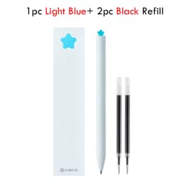 KACO Gel Pens Sets School Office Supplies for Kids 0.5mm High-capacity Heart / Star Sign Writing Gadgets Love Gift Cute Items