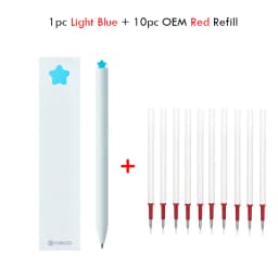 KACO Gel Pens Sets School Office Supplies for Kids 0.5mm High-capacity Heart / Star Sign Writing Gadgets Love Gift Cute Items