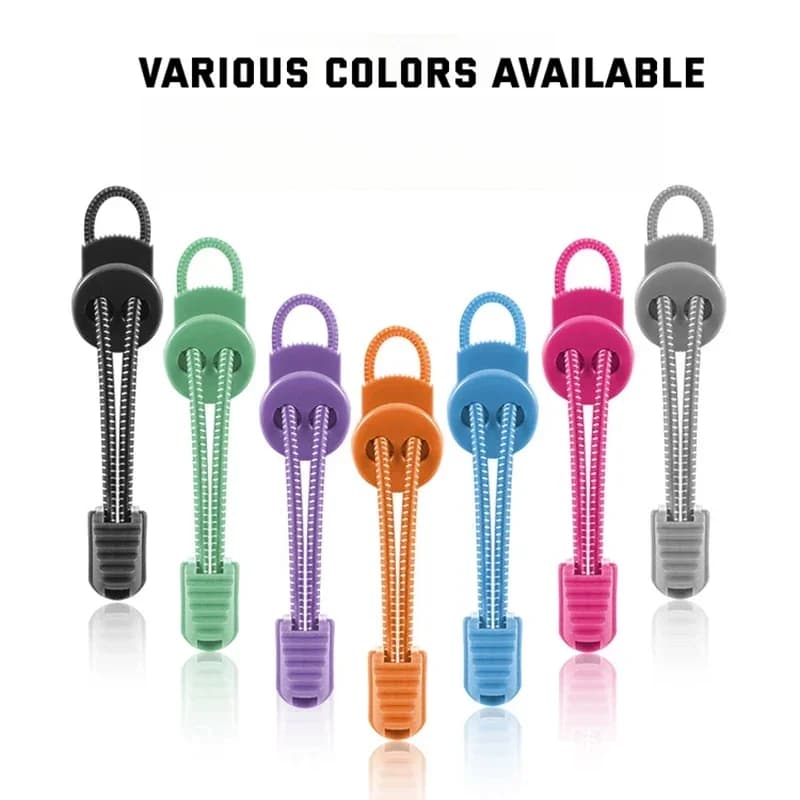 Round Tennis Laces Without ties Lock Shoe laces Adult Kids Sneakers Elastic Shoelaces Rubber Bands for Shoes Accesories 1Pair