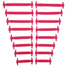 16pcs/lot Silicone Shoelaces No Tie Shoelaces 12 Colors Elastic Lace Shoelace Creative Lazy Silicone Laces Rubber Lace