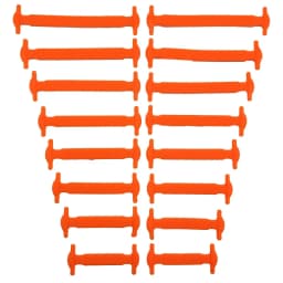 16pcs/lot Silicone Shoelaces No Tie Shoelaces 12 Colors Elastic Lace Shoelace Creative Lazy Silicone Laces Rubber Lace