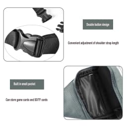 Men's Universal Game Console Storage Bag Staem Protective Case Switch Shoulder Bag Multi functional Men's Diagonal Straddle Bag
