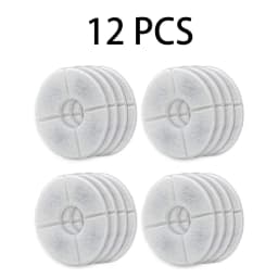 Replacement Activated Carbon Filter For Cat Water Drinking Fountain Replaced Filters Flower For Pet Dog Round Fountain Dispenser