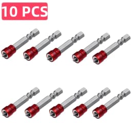 Magnetic Screwdriver Bit PH2 Cross-head 1/4 Inch Hex Shank Screwdriver Holder Ring for House Working Electric Screwdriver Kit
