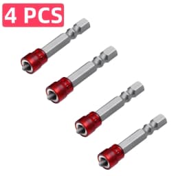 Magnetic Screwdriver Bit PH2 Cross-head 1/4 Inch Hex Shank Screwdriver Holder Ring for House Working Electric Screwdriver Kit