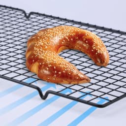 FAISDU 1pcs Single Layer Stainless Steel BBQ Bread Cake Cooling Rack Drip Dry Rack Cooling Grid Baking Pan Household Baking Tool