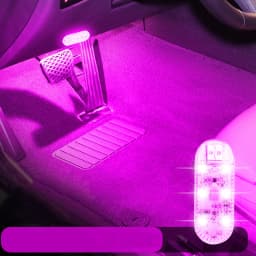 1pc Touch Sensor USB LED Interior Light LED Lamp Car Ceiling Lamp Reading Light Car Decorations Roof Interior Lighting