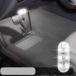 1pc Touch Sensor USB LED Interior Light LED Lamp Car Ceiling Lamp Reading Light Car Decorations Roof Interior Lighting