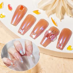 100Pcs Mix Rhinestone Crystal AB Charm Luxury Nail Art Flatback Gems for 3D Decorations Glitter Manicure Nail Gems DIY 2021