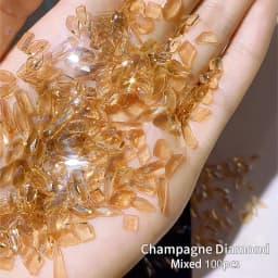 100Pcs Mix Rhinestone Crystal AB Charm Luxury Nail Art Flatback Gems for 3D Decorations Glitter Manicure Nail Gems DIY 2021