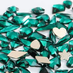 100Pcs Mix Rhinestone Crystal AB Charm Luxury Nail Art Flatback Gems for 3D Decorations Glitter Manicure Nail Gems DIY 2021