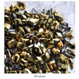 100Pcs Mix Rhinestone Crystal AB Charm Luxury Nail Art Flatback Gems for 3D Decorations Glitter Manicure Nail Gems DIY 2021
