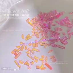 100Pcs Mix Rhinestone Crystal AB Charm Luxury Nail Art Flatback Gems for 3D Decorations Glitter Manicure Nail Gems DIY 2021