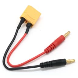20CM XT30 XT60 XT90 T Plug Charge Lead to 4.0mm Banana Plugs Charge Cable Silicone Wire 16AWG For Lipo Battery