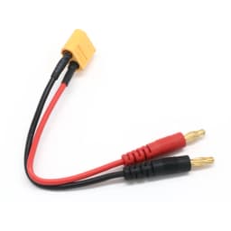 20CM XT30 XT60 XT90 T Plug Charge Lead to 4.0mm Banana Plugs Charge Cable Silicone Wire 16AWG For Lipo Battery