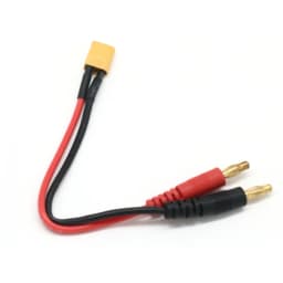 20CM XT30 XT60 XT90 T Plug Charge Lead to 4.0mm Banana Plugs Charge Cable Silicone Wire 16AWG For Lipo Battery