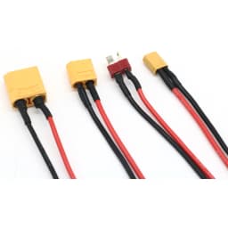 20CM XT30 XT60 XT90 T Plug Charge Lead to 4.0mm Banana Plugs Charge Cable Silicone Wire 16AWG For Lipo Battery