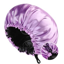 Wholesale Satin Bonnet for Sleeping Silky Bonnet Cap Large Double Layer Reversible Adjustable Sleep Bonnet Used To Hair Care