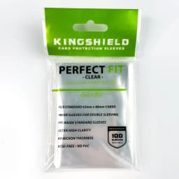 KINGSHIELD 100pcs/lot 64*89mm ClearCard Sleeve Perfect Fit Card Sleeve Card Protector Perfect Size PKM Inner Card Sleeves NO PVC