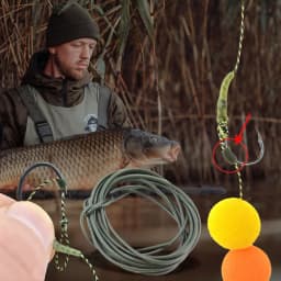 Carp Fishing Silicone Tube For Hooks and Rigs Safety Lead-clip System Size 0.5x1.8mm 0.8x1.9mm 3 Meters