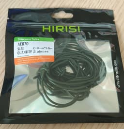 Carp Fishing Silicone Tube For Hooks and Rigs Safety Lead-clip System Size 0.5x1.8mm 0.8x1.9mm 3 Meters