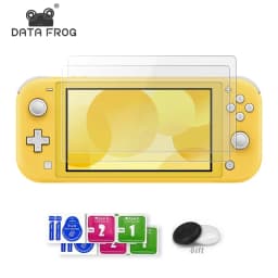 DATA FROG Tempered Glass Screen Protector Compatible-Switch Lite HD Clear Screen Protector for Switch Lite Accessories