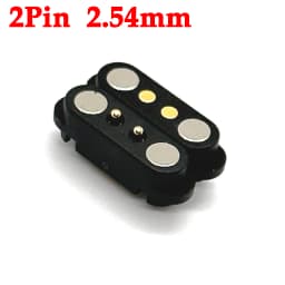 1set 2A DC Magnetic Pogo Pin Connector 2Pin 3Pin 4Pin 5Pin Pogopin Male Female Spacing 2.5/2.80mm Spring Loaded DC Power Socket