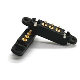 1set 2A DC Magnetic Pogo Pin Connector 2Pin 3Pin 4Pin 5Pin Pogopin Male Female Spacing 2.5/2.80mm Spring Loaded DC Power Socket