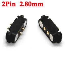 1set 2A DC Magnetic Pogo Pin Connector 2Pin 3Pin 4Pin 5Pin Pogopin Male Female Spacing 2.5/2.80mm Spring Loaded DC Power Socket