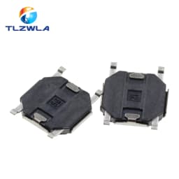 100PCS 4X4X1.5MM SMD Tactile Tact Push Button Micro Switch 4*4*1.5mm Push Button Copper Head Keys Button 4Pin