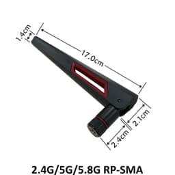 12dbi WIFI Antenna 2.4Ghz 5.8Ghz 50W SMA Male Universal Antena Amplifier WLAN Router Signal Booster Long Range For PC Digital TV