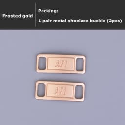2Pcs/1Pair Shoelaces Buckle High-quality Metal Lock Shoe Accessories DIY Decoration Kits Applicable Air Force 0ne Shoes
