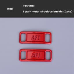 2Pcs/1Pair Shoelaces Buckle High-quality Metal Lock Shoe Accessories DIY Decoration Kits Applicable Air Force 0ne Shoes