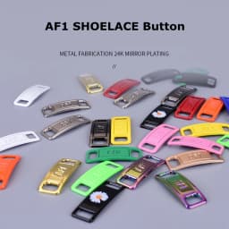 2Pcs/1Pair Shoelaces Buckle High-quality Metal Lock Shoe Accessories DIY Decoration Kits Applicable Air Force 0ne Shoes
