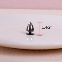 6pcs High Quality Vintage Fashion Rivet Hole Shoe Charms Clogs DIY Punk Style All-match Designer Clog Shoe Accessories