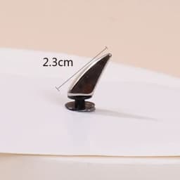 6pcs High Quality Vintage Fashion Rivet Hole Shoe Charms Clogs DIY Punk Style All-match Designer Clog Shoe Accessories