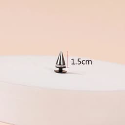 6pcs High Quality Vintage Fashion Rivet Hole Shoe Charms Clogs DIY Punk Style All-match Designer Clog Shoe Accessories