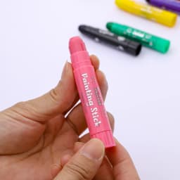 8/12 Colors Crafts Paint Sticks, Solid Color Washable Paint Sticks for Kids and Students