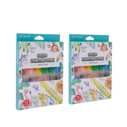 8/12 Colors Crafts Paint Sticks, Solid Color Washable Paint Sticks for Kids and Students