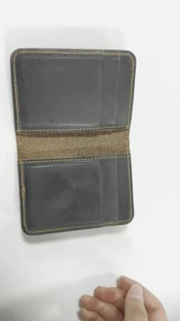 100% Genuine Leather Credit Card Holder Wallet Male Slim Wallet Small Bank ID Card Holders Men Retro Crazy Horse Leather Wallet