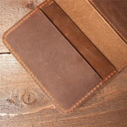 100% Genuine Leather Credit Card Holder Wallet Male Slim Wallet Small Bank ID Card Holders Men Retro Crazy Horse Leather Wallet