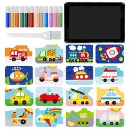 Sand Painting For Kids Colored Sand Painting Kits For Kids 12 Colors Of Sand 16 Peel & Sprinkle Pictures 1 Tray1 Brush Art Tool